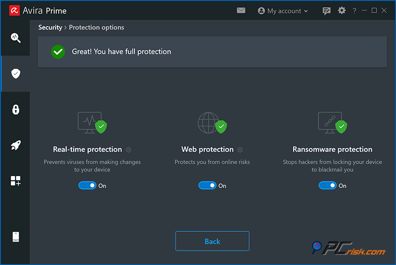 avira ransomware Schutz