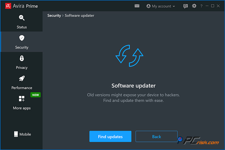 avira software updater