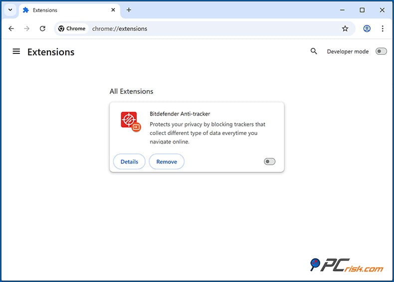 bitdefender Anti-Tracker