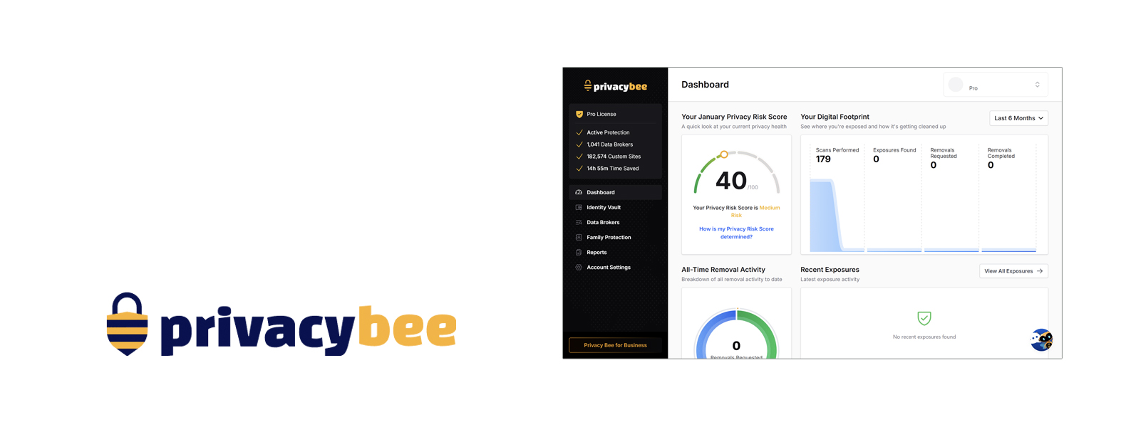 Privacy Bee Datenlöschungsdienst-Kopfzeile