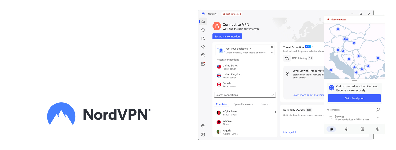NordVPN top VPN Kopfzeile