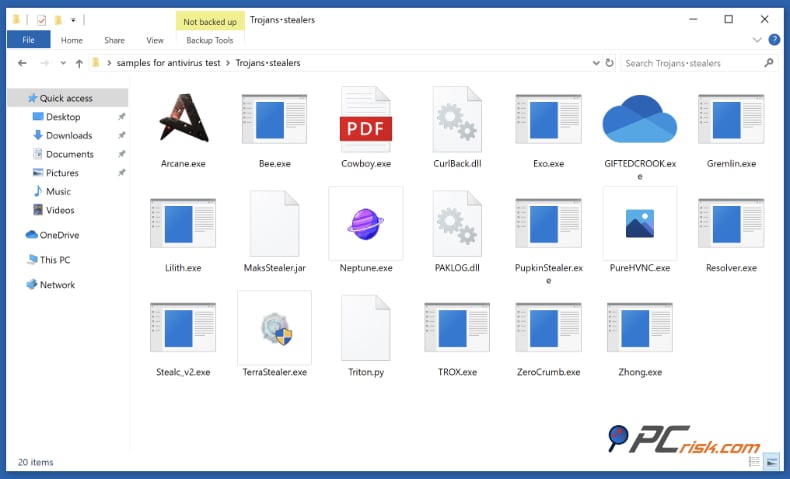 mcafee Interner Malware Test
