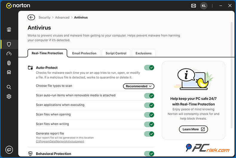 Norton 360 Deluxe Malware und Virenschutz