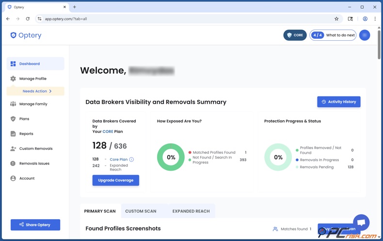 Optery Armaturenbrett