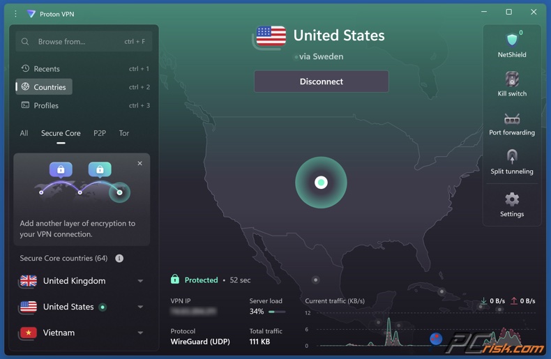Proton VPN Sicherer Kern
