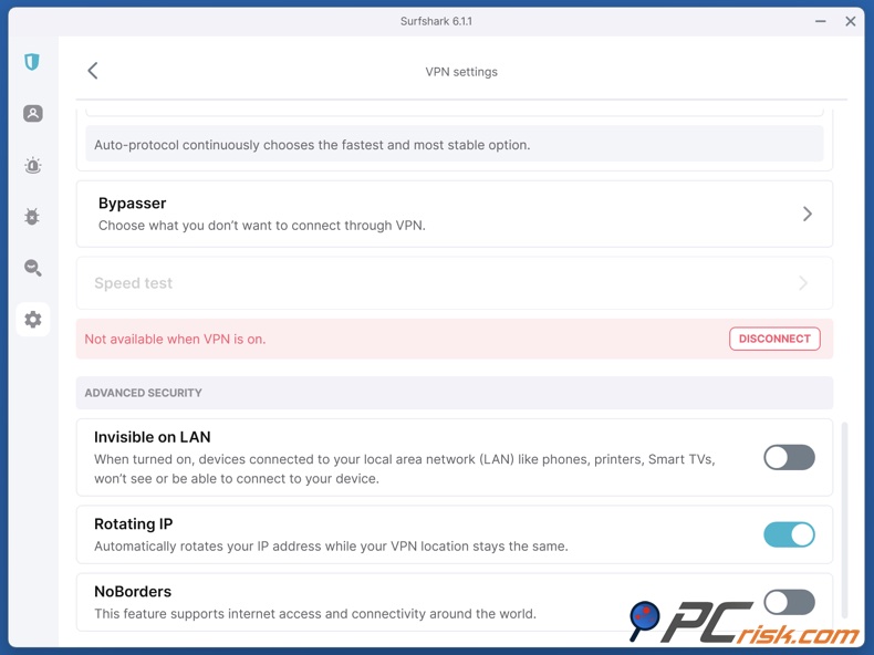 Surfshark IP Rotator