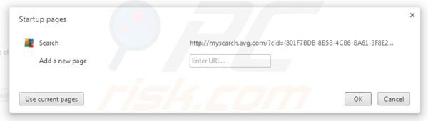 AVG Search Entfernung von der Google Chrome Homepage