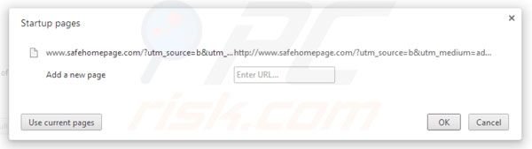 Safehomepage Startseite von Google Chrome