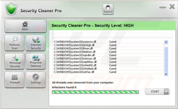 Security Cleaner Pro Entfernung Schritt 4