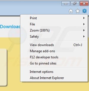 Superweb Programmerweiterungsentfernung von Internet Explorer Schritt 1