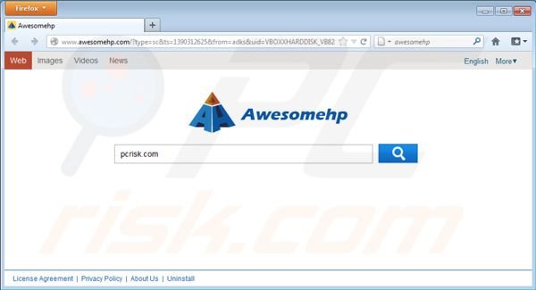 Awesomehp.com Virus