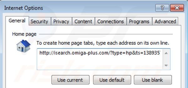 inspsearch.com Weiterleitungsvirus von der Internet Explorer Startseite entfernen
