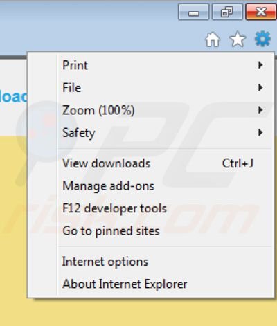 Lookingling von Internet Explorer Erweiterungen entfernen Schritt 1