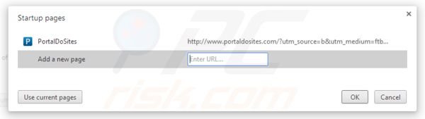 portaldosites.com von der Google Chrome Startseite entfernen