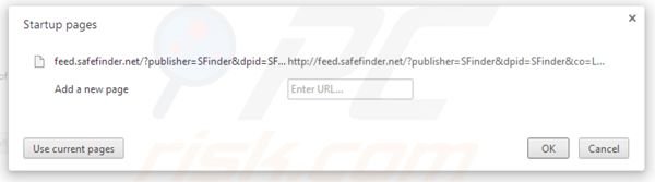 isearch.safefinder.net von der Google Chrome Startseite entfernen