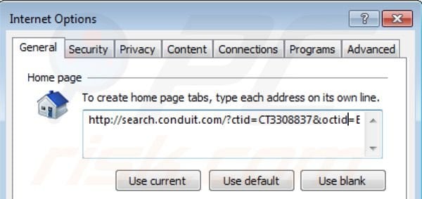 Search Protect von Conduit Entfernung von den Internet Explorer Startseiteneinstellungen