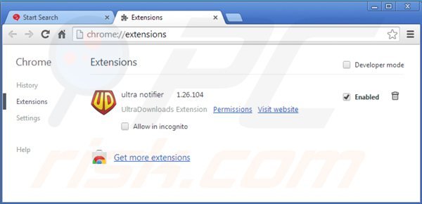 Removing iminent toolbar from Google Chrome extensions