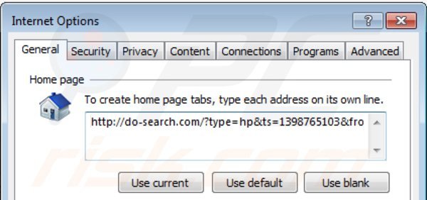 Removing 22find.com from Internet Explorer homepage