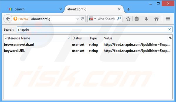 Removing browse-search.com from Mozilla Firefox default search engine
