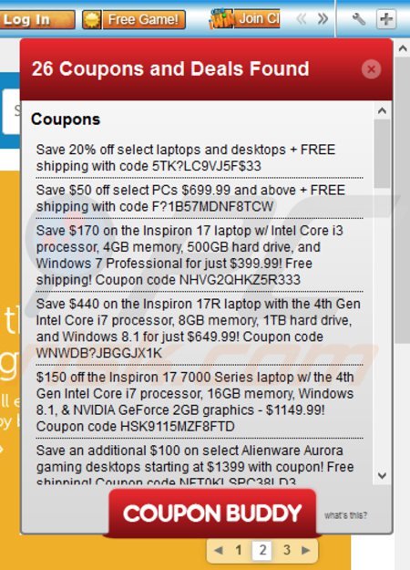 client connect ltd adware causing coupon buddy advertisements