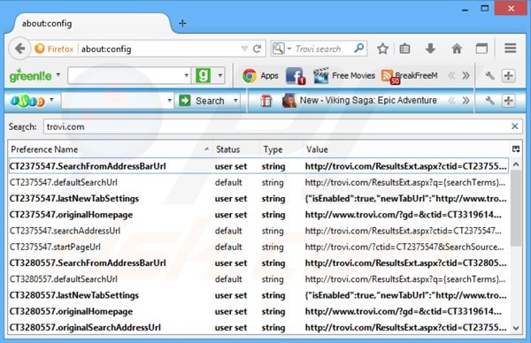 Removing client connect ltd browser hijacker from Mozilla Firefox default search engine