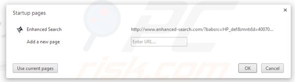 Removing enhanced-search.com from Google Chrome homepage