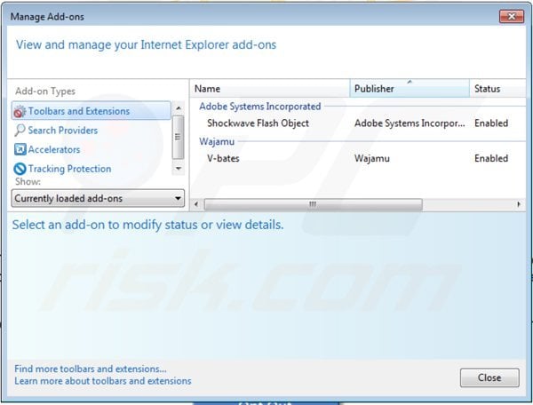 Removing interyield ads from Internet Explorer step 2