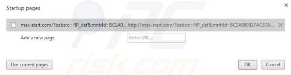 Removing Max-start.com from Google Chrome homepage