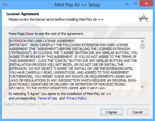 media play air + adware installer