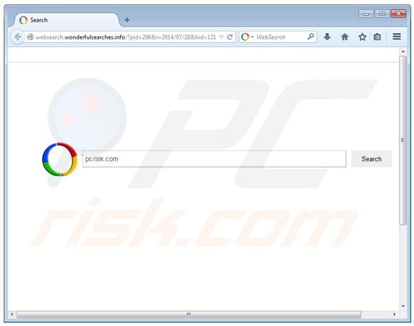 websearch.wonderfulsearches.info browser hijacker