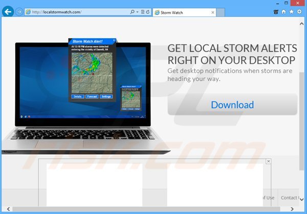 StormWatch adware