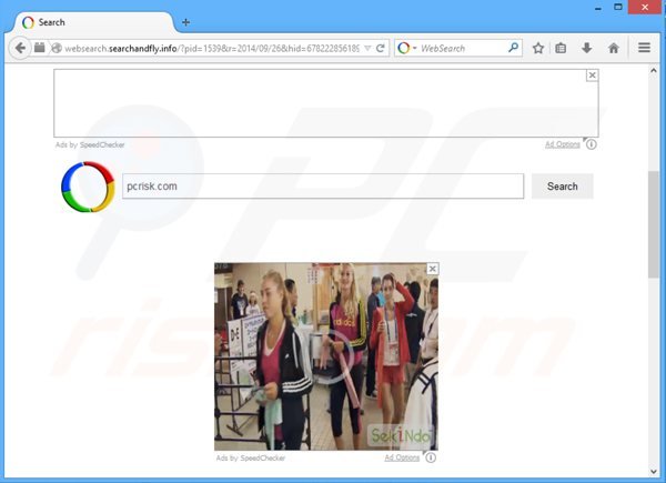 websearch.searchandfly.info browser hijacker
