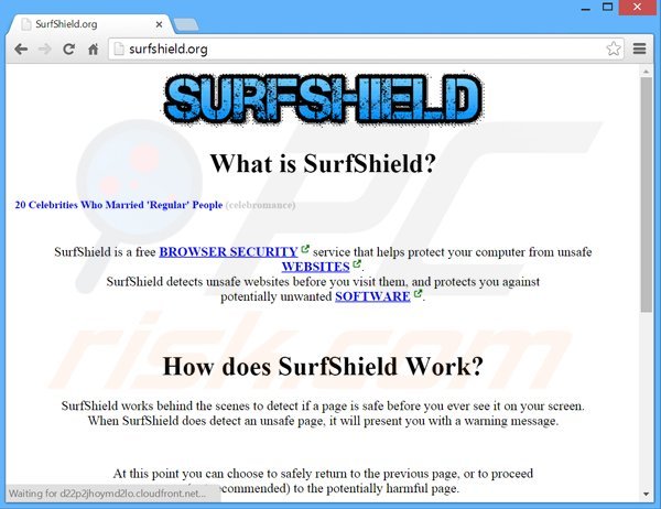 SurfShield adware