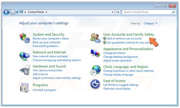 Windows 7- accessing 