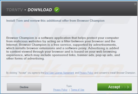 browser champion adware installer