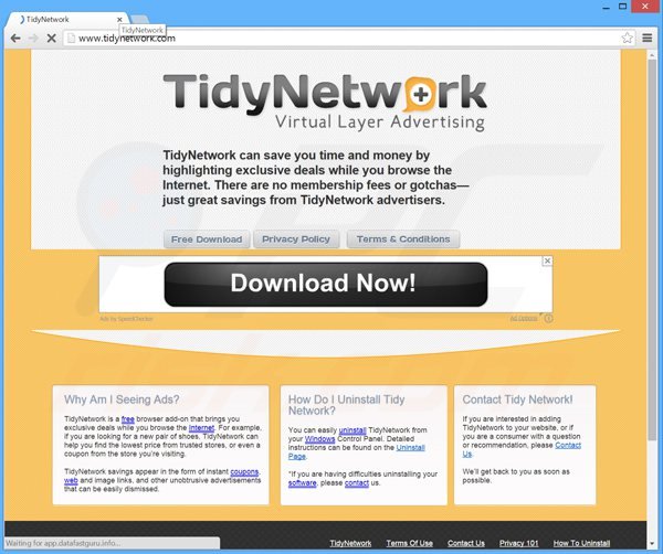 tidynetwork adware