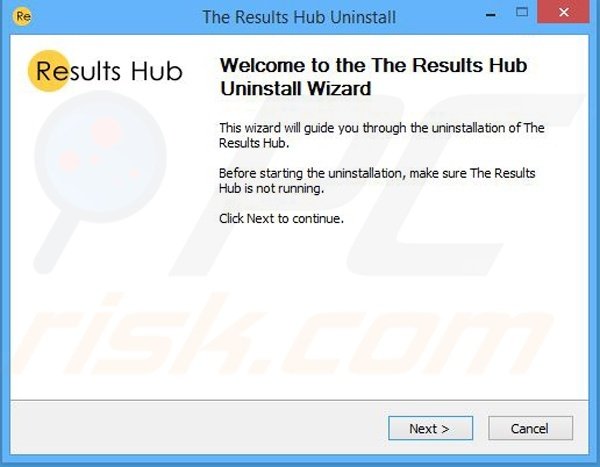 The Results Hub adware installer