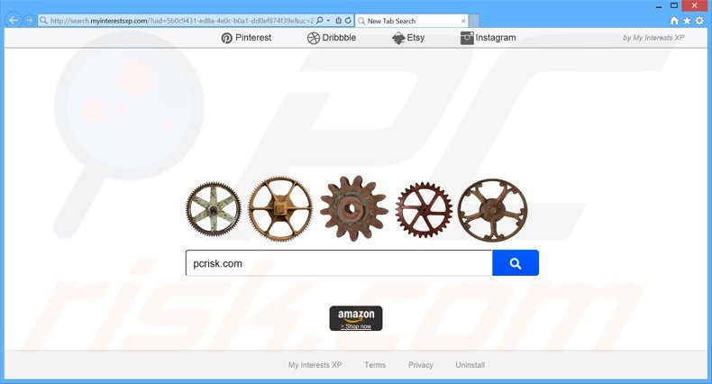 search.myinterestsxp.com browser hijacker