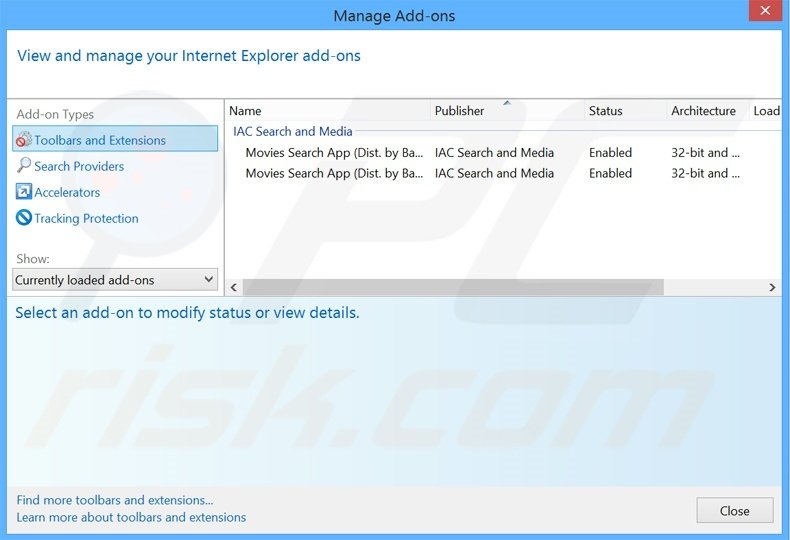 Removing search.ask.com related Internet Explorer extensions