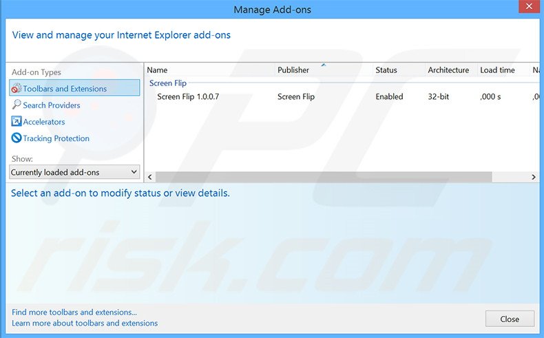 Removing Magical Find ads from Internet Explorer step 2