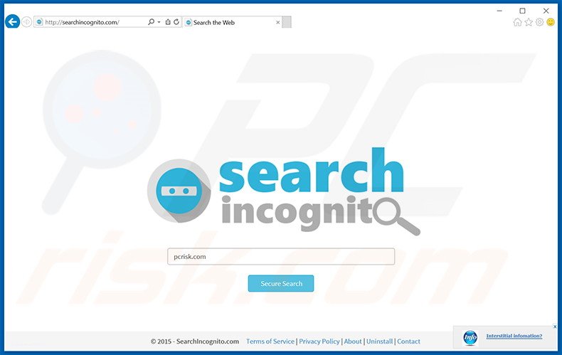 searchincognito.com browser hijacker