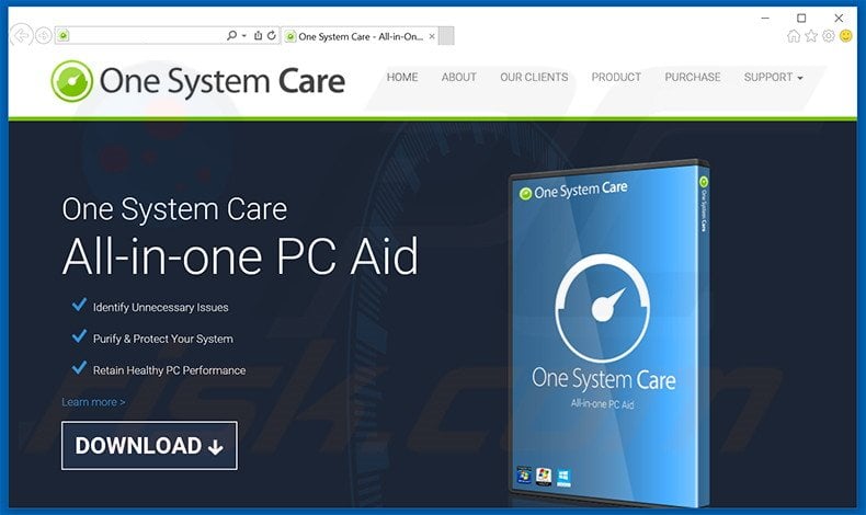 One System Care adware