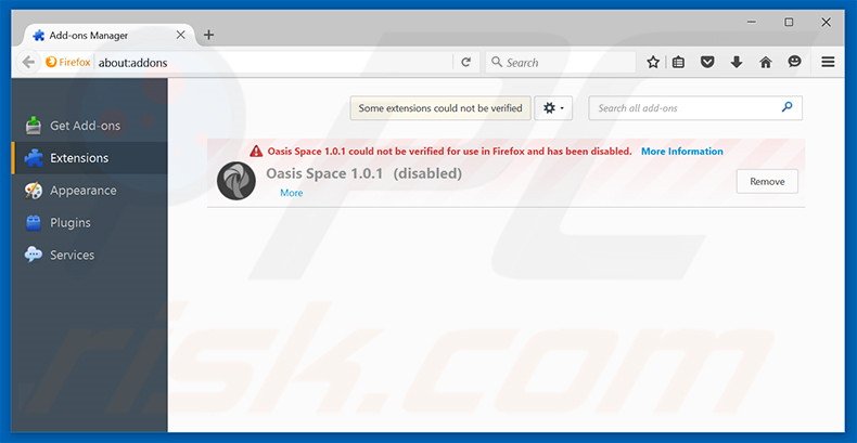 Removing blpsearch.com related Mozilla Firefox extensions