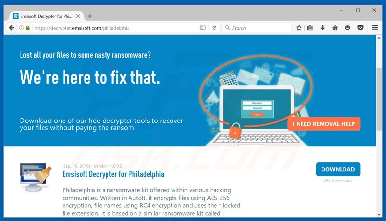 philadelphia ransomware decrypter