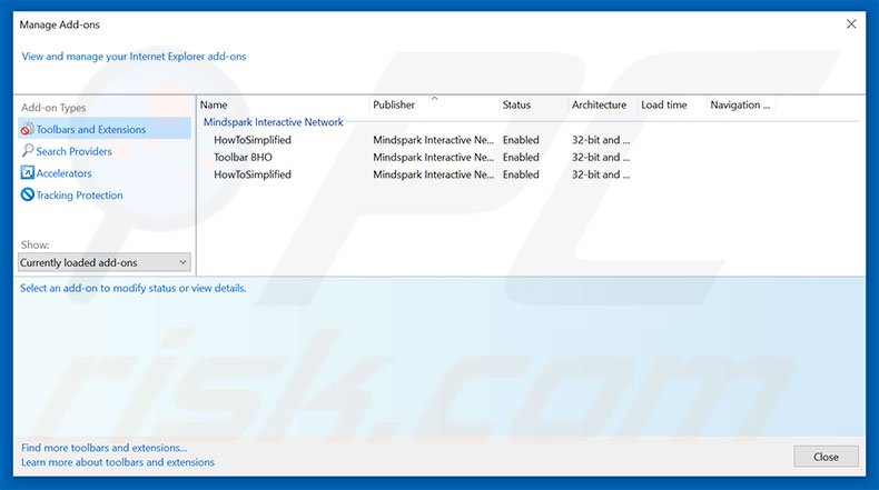 Removing CRITICAL ALERT FROM WINDOWS ads from Internet Explorer step 2