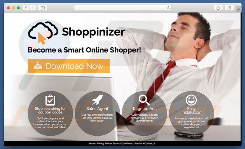 Shoppinizer adware