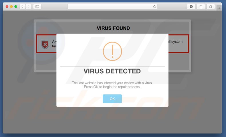 Virus Found adware