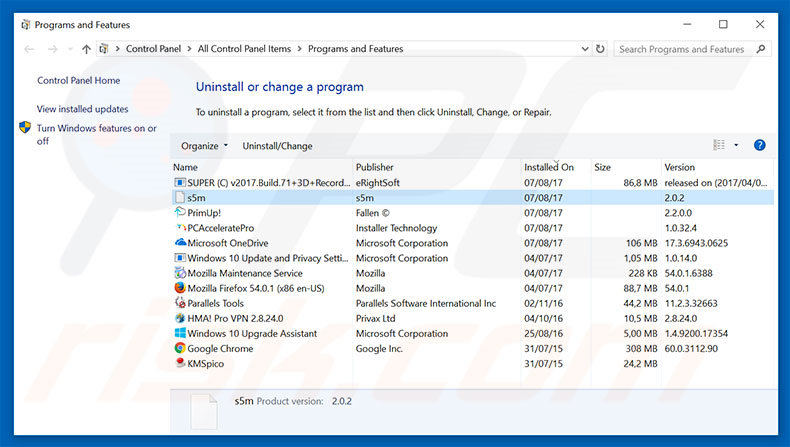 go.myquery.net browser hijacker uninstall via Control Panel