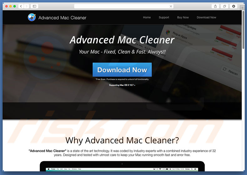 advanced mac cleaner virus entfernen