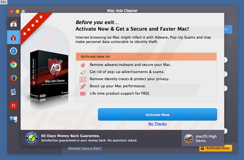 Mac Ads Cleaner adware